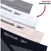 image:imageReebok Womens Boyshorts  4 Pack Performance Seamless Underwear for Women  Extended Coverage with a Comfortable Inseam Lightweight Stretch Fabric Provides Breathable Everyday ComfortBlue PrintPinkMedium GreyWhite Stripes