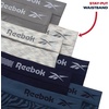 image:imageReebok Womens Boyshorts  8 Pack Performance Seamless Underwear for Women  StayPut Design Moves with You Flexible 4Way Flexible Fabric Eliminates Lines and Everyday DiscomfortBlue JacquardSteel GreyEvening BlueNatural Spacedye