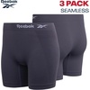 image:imageReebok Womens Boyshorts 3 Pack Long Leg Performance Underwear for Women  Wide Smooth Waistband Stays in Place Ribbed Flexible and Airy Mesh Options for Softness and BreathabilityLight Grey MelangeBlackened PearlLotus