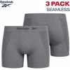 image:imageReebok Womens Boyshorts 3 Pack Long Leg Performance Underwear for Women  Wide Smooth Waistband Stays in Place Ribbed Flexible and Airy Mesh Options for Softness and BreathabilityPinkCharcoalGrey Melange