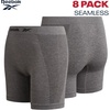 image:imageReebok Womens Boyshorts 8 Pack Long Leg Performance Underwear for Women  Seamless Fit Lays Smooth Against Skin Helps Reduce Bunching and Pinching for AllDay Comfortable CoveragePinkDark GreyGrey MelangeNavy
