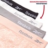 image:imageReebok Womens Briefs  4 Pack Seamless High Cut Full Coverage Stretch  Smooth Flexible Fit Feels Soft Against the Skin Relaxed Waistband Sits Comfortably Without Digging inRose DustBlackSharkskinNatural