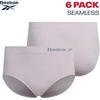 image:imageReebok Womens Briefs  6 Pack Performance High Waisted Seamless Underwear for Women Sizes SXL Extended Plus Size 1X3XBlackRoseTan