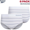 image:imageReebok Womens Briefs  6 Pack Performance High Waisted Seamless Underwear for Women Sizes SXL Extended Plus Size 1X3XWhiteLotusBlack