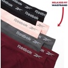 image:imageReebok Womens Briefs  8 Pack Soft Stretch Ribbed Knit High Waisted  Smooth Supportive Feel with Gentle HighRise Hold Breathable Textured Fabric Maintains Its Shape All DayWineBlackened PearlLotusBlack