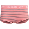 image:imageReebok Womens Briefs 4 Pack Performance Stretch High Cut Seamless Udnerwear  womens briefs high waist boyshorts panties seamless breathable under wear pack no show full pantys underware clothing spandexBlack Rose Stripe