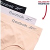 image:imageReebok Womens Briefs Underwear  3 Pack Soft Stretch Performance Tag Free Womens Underwear Seamless Brief PantiesRoseGreyBlack