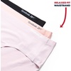 image:imageReebok Womens Hipster Panties  3 Pack Stretch Performance Bonded Seamless Panties for Women with TagFree Relaxed WaistbandOrchid HushLotusBlack