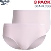 image:imageReebok Womens Hipster Panties  3 Pack Stretch Performance Bonded Seamless Panties for Women with TagFree Relaxed WaistbandOrchid HushLotusBlack