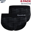 image:imageReebok Womens Hipster Panties  6 Pack Soft Stretch Performance Seamless Underwear for Women with Tag Free Relaxed WaistbandBlack JacquardIrish CreamGreen6pk