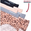 image:imageReebok Womens Hipster Panties  8 Pack Bonded Seamless TagFree Waist  Sleek Smoothedge Edges Create a Smooth Look Under Leggings and Denim Lightweight Stretch Moves with Every WorkoutLeopardRose DustSharkskinBlack