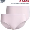 image:imageReebok Womens Hipster Panties 6 Pack Soft Stretch Bonded Seamless Underwear  Sleek Smoothedge Edges Create a Smooth Look Under Leggings and Denim Lightweight Stretch Moves with Every WorkoutOrchid HushLotusBlack