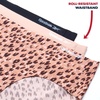 image:imageReebok Womens Hipster Panties 6 Pack Soft Stretch Bonded Seamless Underwear  Sleek Smoothedge Edges Create a Smooth Look Under Leggings and Denim Lightweight Stretch Moves with Every WorkoutLeopardRose DustBlack
