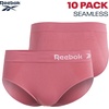 image:imageReebok Womens Hipster Panties Underwear Stretch TagFree Waistband 10 Pack  Made for Busy Mornings Gym Sessions and Everyday Routines BarelyThere Feel Glides Under Any OutfitBlackened PearlRose DustWarm TaupeFoxgloveBlack