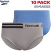 image:imageReebok Womens Hipster Panties Underwear Stretch TagFree Waistband 10 Pack  Made for Busy Mornings Gym Sessions and Everyday Routines BarelyThere Feel Glides Under Any OutfitBlackBlueToadstoolSharkskinLotus