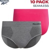 image:imageReebok Womens Hipster Panties Underwear Stretch TagFree Waistband 10 Pack  Soft Stretch Fabric with a Smooth NoShow Fit Refresh Your Everyday Essentials with Dependable ComfortBlackDusty RoseRaspberry PinkPink LadyGrey Melange