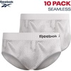 image:imageReebok Womens Hipster Panties Underwear Stretch TagFree Waistband 10 Pack  Soft Stretch Fabric with a Smooth NoShow Fit Refresh Your Everyday Essentials with Dependable ComfortJacquard WhiteStripe Lotus BlackenedPearlsharkskin