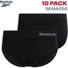 image:imageReebok Womens Hipster Panties Underwear Stretch TagFree Waistband 10 Pack  Soft Stretch Fabric with a Smooth NoShow Fit Refresh Your Everyday Essentials with Dependable ComfortBlackCharcoalHeather Grey MelangeBlackSteel Grey