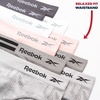 image:imageReebok Womens Hipster Panties Underwear Stretch TagFree Waistband 10 Pack  Soft Stretch Fabric with a Smooth NoShow Fit Refresh Your Everyday Essentials with Dependable ComfortJacquard WhiteStripe Lotus BlackenedPearlsharkskin