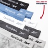 image:imageReebok Womens Hipster Panties Underwear Stretch TagFree Waistband 10 Pack  Soft Stretch Fabric with a Smooth NoShow Fit Refresh Your Everyday Essentials with Dependable ComfortJacquardCoronet BlueBlackened PearlBlack White Stripe