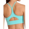 image:imageReebok Womens Id Train Tri Back Bra Slim Fit Lightweight Stretch Poly Motion Interlock Fabric MoistureWickingAi Aqua  Id Train