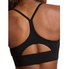image:imageReebok Womens Id Train Tri Back Bra Slim Fit Lightweight Stretch Poly Motion Interlock Fabric MoistureWickingBlack  Id Train