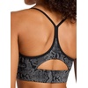 image:imageReebok Womens Id Train Tri Back Bra Slim Fit Lightweight Stretch Poly Motion Interlock Fabric MoistureWickingBlack  Id Train Snake Print