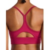 image:imageReebok Womens Id Train Tri Back Bra Slim Fit Lightweight Stretch Poly Motion Interlock Fabric MoistureWickingVector Very Berry  Id Train