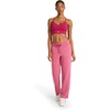 image:imageReebok Womens Id Train Tri Back Bra Slim Fit Lightweight Stretch Poly Motion Interlock Fabric MoistureWickingVector Very Berry  Id Train