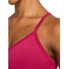image:imageReebok Womens Id Train Tri Back Bra Slim Fit Lightweight Stretch Poly Motion Interlock Fabric MoistureWickingVector Very Berry  Id Train