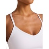image:imageReebok Womens Id Train Tri Back Bra Slim Fit Lightweight Stretch Poly Motion Interlock Fabric MoistureWickingWhite  Id Train