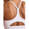 image:imageReebok Womens Id Train Tri Back Bra Slim Fit Lightweight Stretch Poly Motion Interlock Fabric MoistureWickingWhite  Id Train