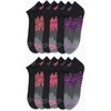 image:imageReebok Womens Low Cut Socks 12 Pack Lightweight Performance Athletic Socks  Breathable Comfort with Arch Support a Comfort Toe Seam and a Flexible Stretch FitBlack Marl