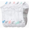 image:imageReebok Womens Low Cut Socks 6 Pack Cushioned Athletic Performance Socks  Breathable MoistureWicking Fabric with Arch Support a Comfort Toe Seam and Flexible Stretch FitWhite Fade