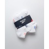 image:imageReebok Womens Low Cut Socks 6 Pack Cushioned Athletic Performance Socks  Breathable MoistureWicking Fabric with Arch Support a Comfort Toe Seam and Flexible Stretch FitAll White