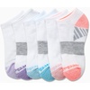 image:imageReebok Womens Low Cut Socks 6 Pack Lightweight Performance Athletic Socks  Performance Stretch Lightweight and Breathable Toe Seam with Arch SupportAll White Multi