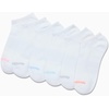 image:imageReebok Womens Low Cut Socks 6 Pack Lightweight Performance Athletic Socks  Performance Stretch Lightweight and Breathable Toe Seam with Arch SupportAll White