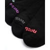 image:imageReebok Womens Low Cut Socks 6 Pack Lightweight Performance Athletic Socks  Performance Stretch Lightweight and Breathable Toe Seam with Arch SupportAll Black