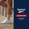 image:imageReebok Womens Low Cut Socks 6 Pack Lightweight Performance Athletic Socks  Performance Stretch Lightweight and Breathable Toe Seam with Arch SupportAll White