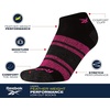image:imageReebok Womens Low Cut Socks 6 Pack Lightweight Performance Athletic Socks  Performance Stretch Lightweight and Breathable Toe Seam with Arch SupportBlack Marl