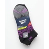 image:imageReebok Womens Low Cut Socks 6 Pack Lightweight Performance Athletic Socks  Performance Stretch Lightweight and Breathable Toe Seam with Arch SupportBlack Marl