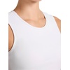 image:imageReebok Womens Medium Impact Tank Top with Builtin Sports BraStark White