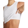 image:imageReebok Womens Medium Impact Tank Top with Builtin Sports BraStark White