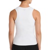 image:imageReebok Womens Medium Impact Tank Top with Builtin Sports BraStark White