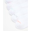 image:imageReebok Womens No Show Socks Moisture Wicking Cushion Low Cut Socks 12 Pack  Stretch Performance Fabric Cushioned Heel and Toe Arch Support Comfort Seam Shoe Size 410Bright White Logo