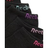 image:imageReebok Womens No Show Socks Moisture Wicking Cushion Low Cut Socks 12 Pack  Stretch Performance Fabric Cushioned Heel and Toe Arch Support Comfort Seam Shoe Size 410Black Multi