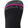 image:imageReebok Womens No Show Socks Moisture Wicking Cushion Low Cut Socks 12 Pack  Stretch Performance Fabric Cushioned Heel and Toe Arch Support Comfort Seam Shoe Size 410BlackPink Marl