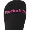 image:imageReebok Womens No Show Socks Moisture Wicking Cushioned Low Cut Socks 6 Pack  Stretch Performance Fabric Cushioned Heel and Toe Arch Support Comfort Seam Shoe Size 410Solid Black