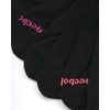 image:imageReebok Womens No Show Socks Moisture Wicking Cushioned Low Cut Socks 6 Pack  Stretch Performance Fabric Cushioned Heel and Toe Arch Support Comfort Seam Shoe Size 410Solid Black