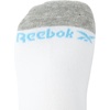 image:imageReebok Womens No Show Socks Moisture Wicking Cushioned Low Cut Socks 6 Pack  Stretch Performance Fabric Cushioned Heel and Toe Arch Support Comfort Seam Shoe Size 410BlackGreyPink Logo